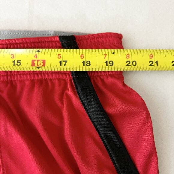 AND1 Men's Pull-on Elastic Drawstring Waistband Red Basketball Shorts Size 2XL - Picture 9 of 12